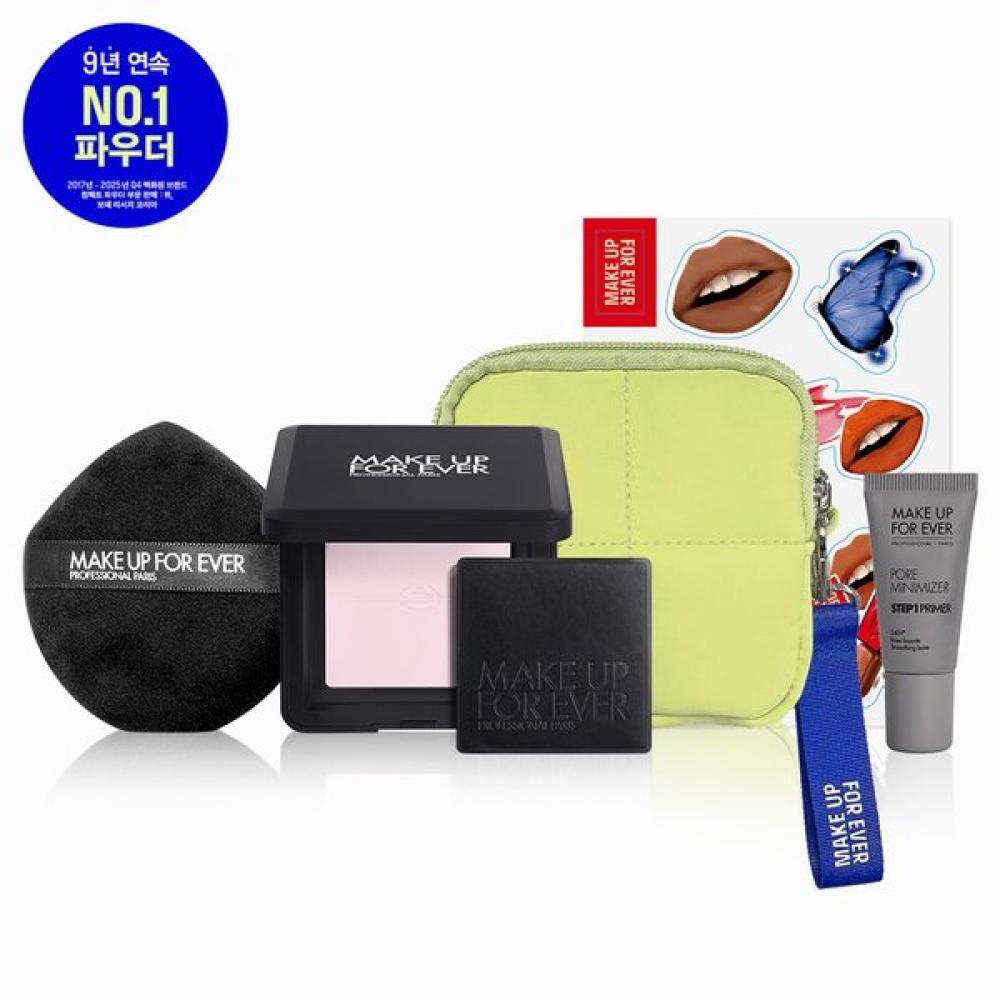Make Up For Ever New Hd Skin Perfecting Pressed Powder Kit  + Extra 1 Item Pressed powder kit 0.1 transparent