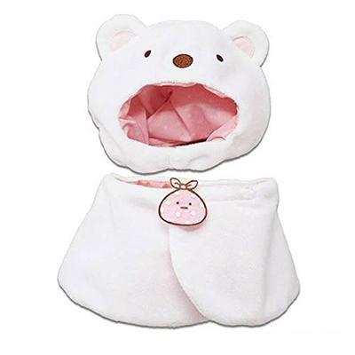 Naitou Design Sumikkogurashi Plush Costume Polar Bear Medium (Ages 6+) Hood Size: Approx. 15cm Wide