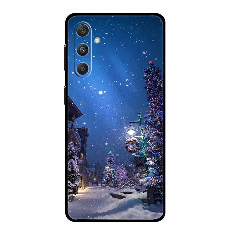 Christmas Case For Samsung Galaxy S24 S25 5G Cases Soft Silicone Bumper for S24 S25 Plus S23 FE S24 FE S25 FE 5G Protector Shell