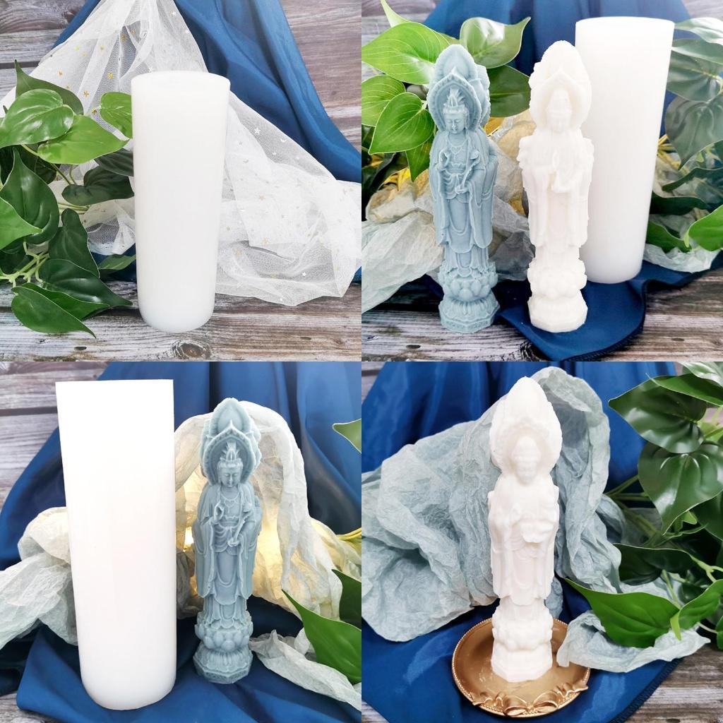 

Guanyin Statue Silicone Mold Soap Making Mould X3UC CN
