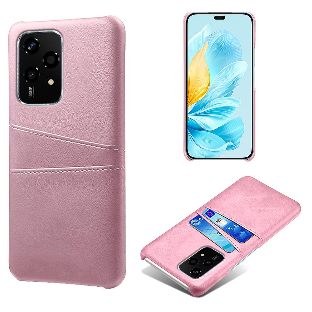 For Honor 200 Lite Case Dual Card Slots PU Leather+Hard PC Phone Cover