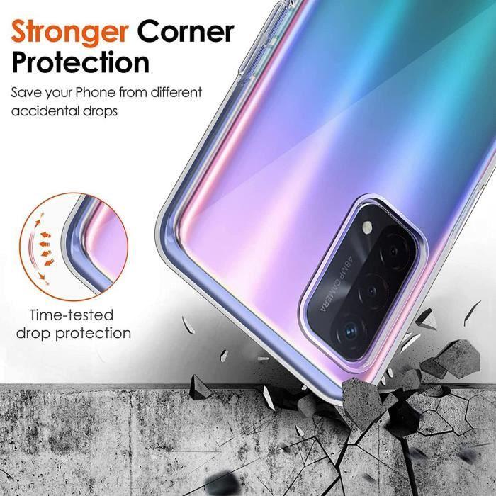 Coque de Protection - E.F.CONNECTION - OPPO A54 5G - Souple - Verre Trempé Inclus - Transparent