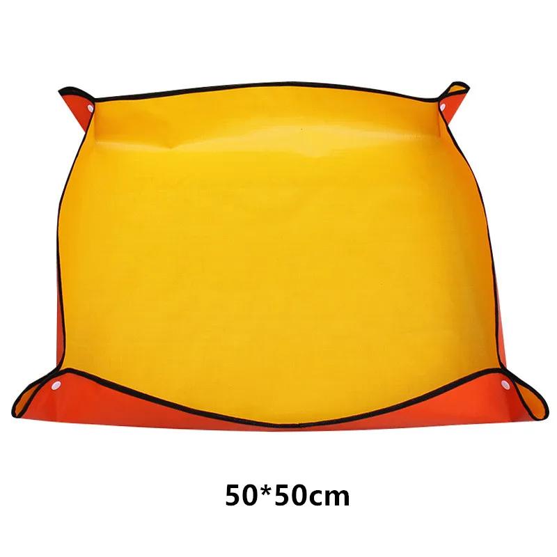 

1 шт. коврик для пересадки растений, складные цветочные горшки, коврик для пересадки, водонепроницаемые коврики для суккулентов, поднос для контроля почвы в горшках, садовый поднос