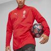 Puma X AC Milan Collaboration Training Jacket 23/24 Solid Color Casual Long Sleeve Football Shirt Men Tops Red 772252-12