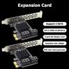4 Ports SATA III PCIe Expansion Card 6Gbps SATA 3.0 To PCI-e 1X 4X 8X 16X PCI Express Adapter Card Support Win8 Win10 Linux