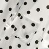 Women's Loose Fit Polka Dot Polo T-Shirt