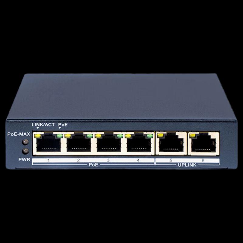 

Hikvision DS-3E1506P-60W-E 4-Port Gigabit PoE Managed Switch CN plug (adapter included)