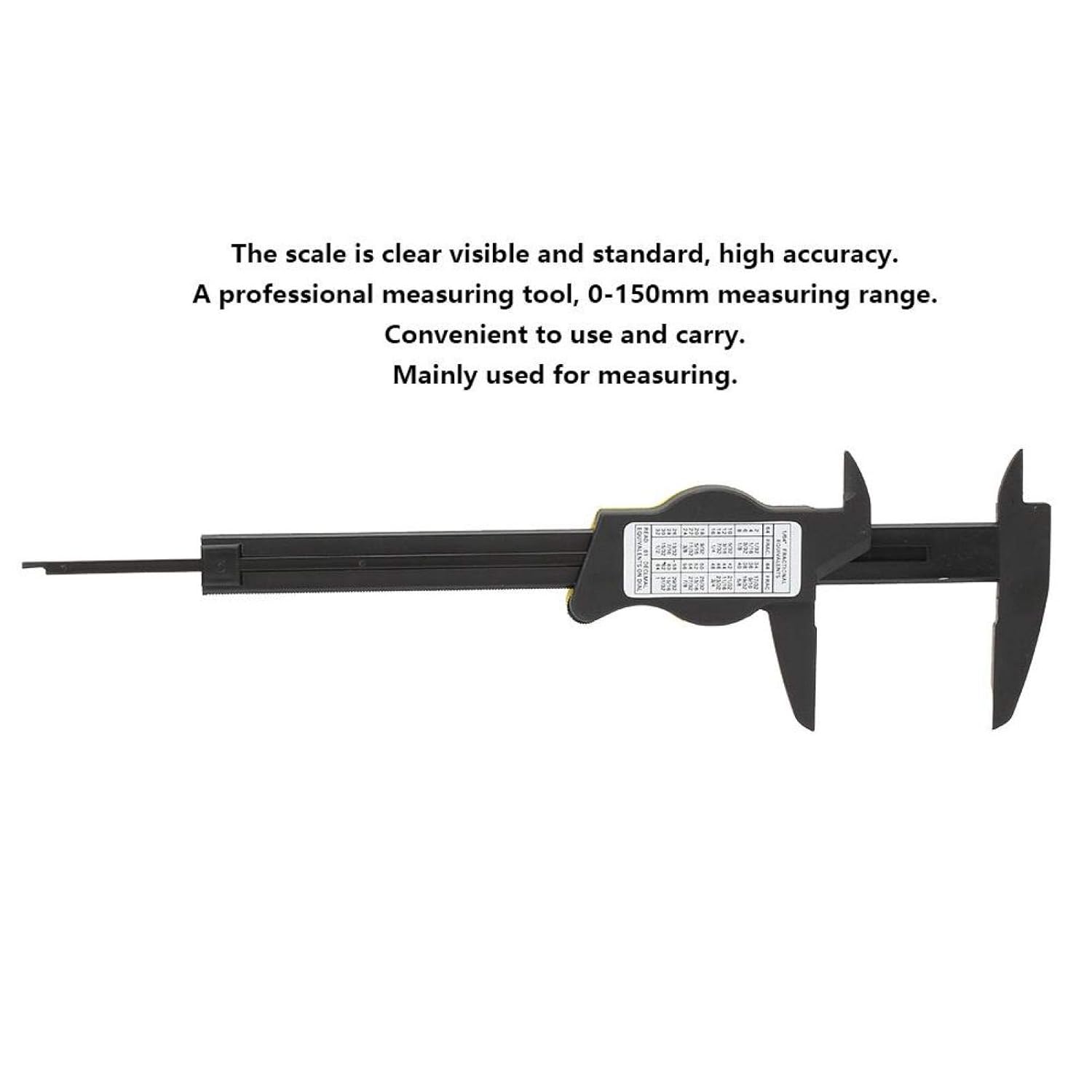 Depth Gauge Plastic Dial Vernier Caliper Professional Micrometer High Precision Measuring Tools with Round Dial for Machinists Woodworkers