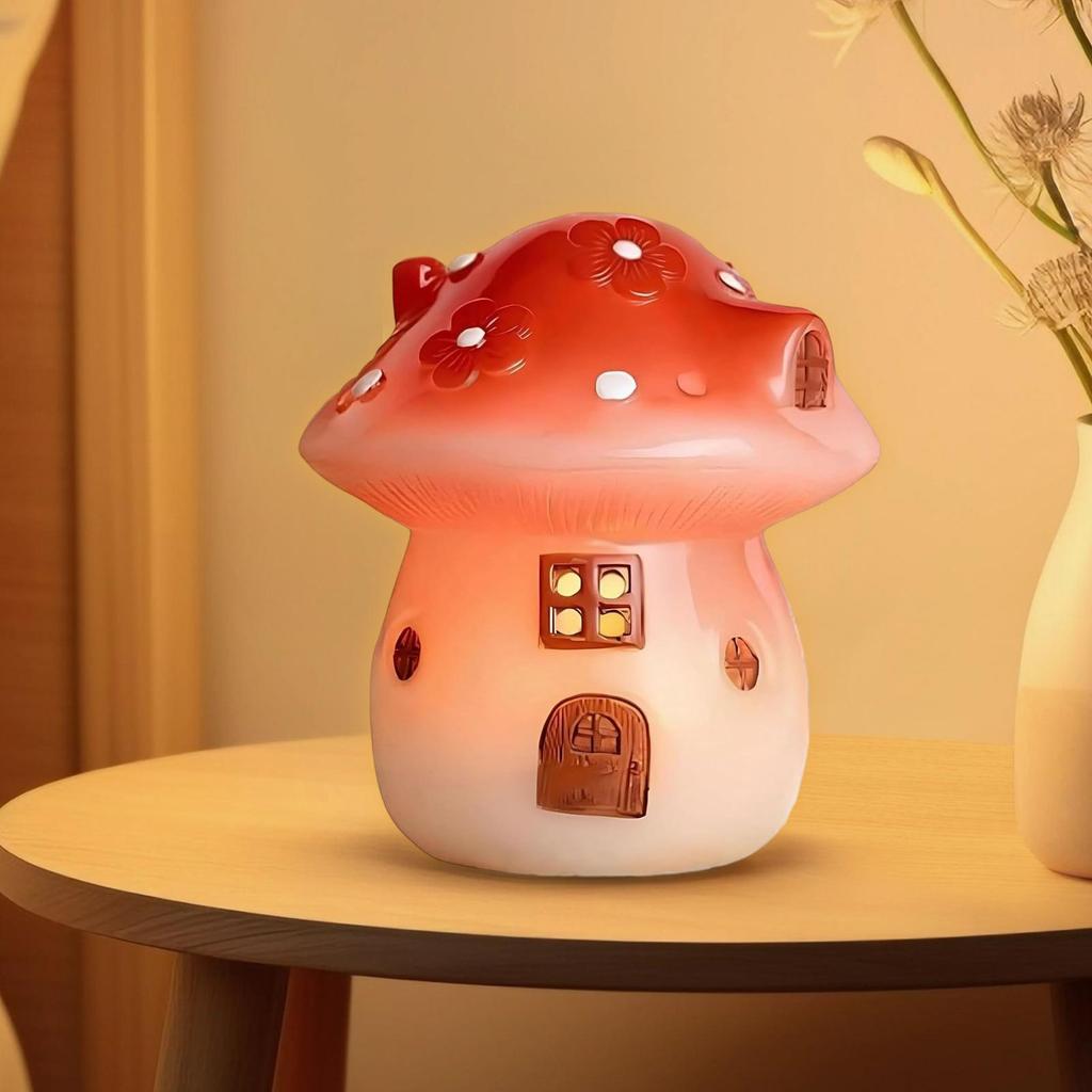 Mushroom Night Light Mushroom Night Lamp For Kids Creative Light For Kids Room Table Desk Dorm Bedroom Nursery Home Reading