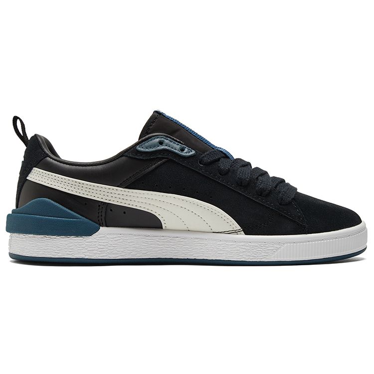 Puma Suede Series Bloc Classic Versatile Casual Low-Top Sneakers Unisex Sneakers Black 384187-01