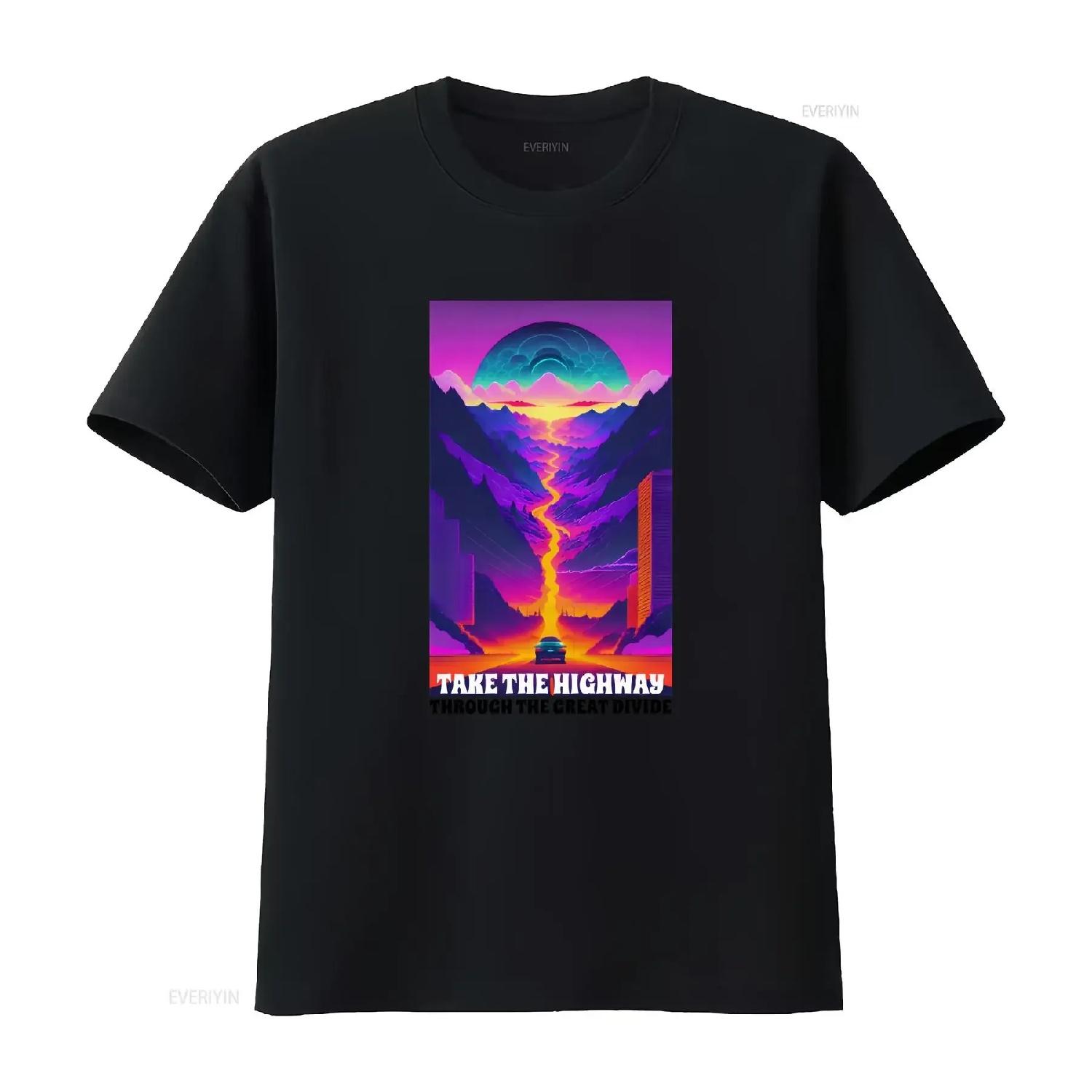 

Phish The Wedge Take Highway Through Great Divide T Shirt vintage Washed homme designer clothes Soft Stylish fashion Stretched S чёрный