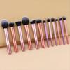 Makeup Brushes Set Multi-Functional Professional Soft Make Up Brush Tool with Makeup Sponges Powder Puff Travel Brushes Gift Set