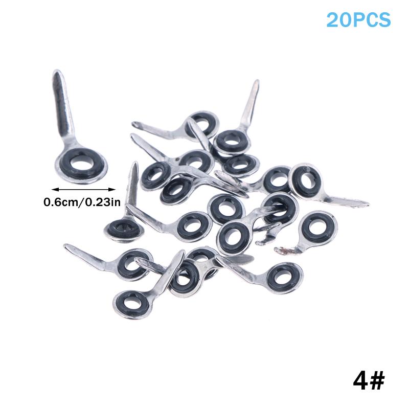 

Non Ceramic Ring 20PCS MKG 1.0S 1.5S 2.0S 3.0S for Model Fishing Rod Mini Repair Guides.