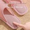 Women's Cotton Linen Non-Slip Home Slippers - All-Season Indoor/Outdoor Use