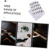 Piano Keyboard Adhesive Stickers 88 Key Piano Number Stickers Keyboard Piano Decals Removable Piano Keyboard Note Labelsfor Learning