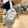 School Bag Junior High School Girls Large Capacity New Lightweight Tie-dye Girls Backpack Campus Commuter High School Student Backpack