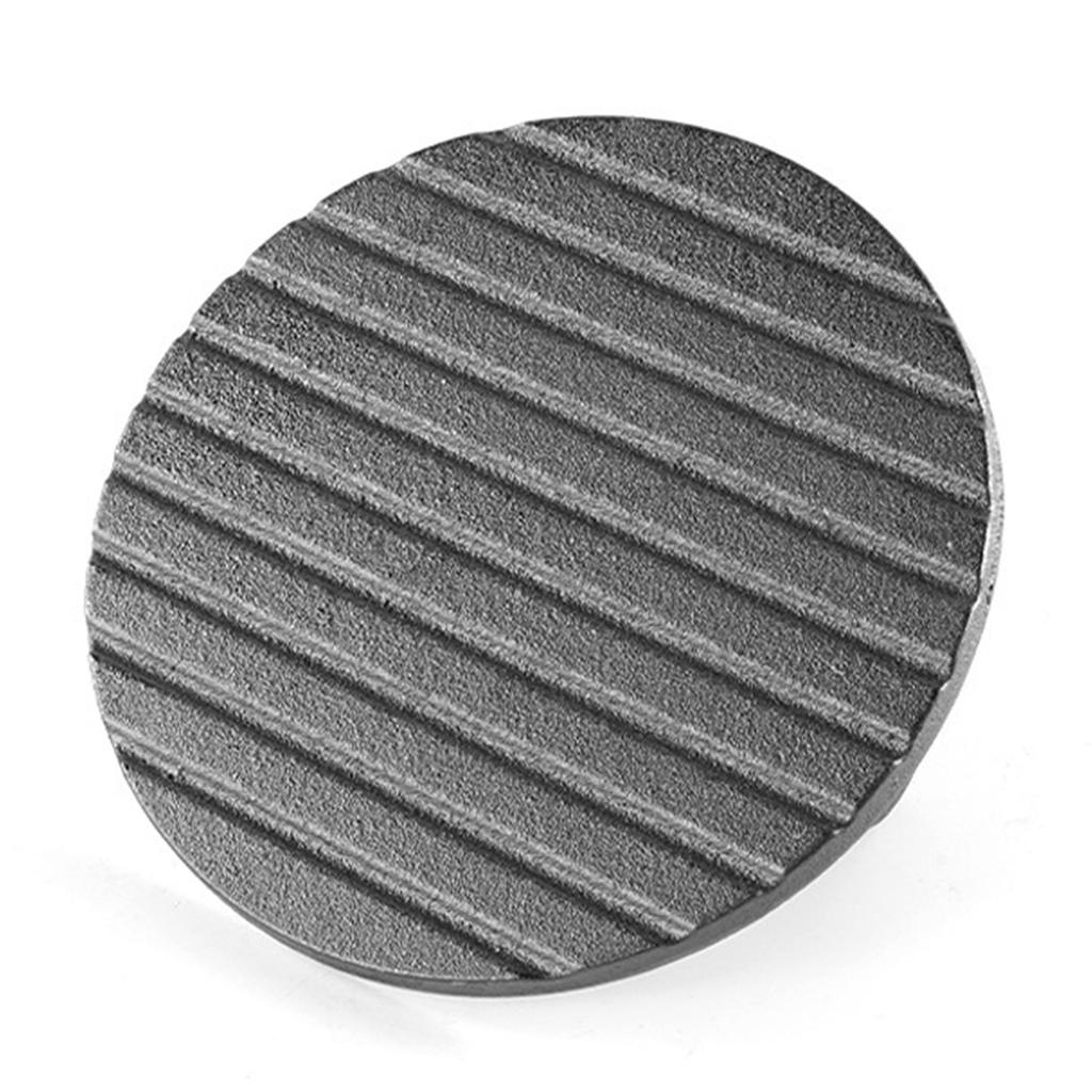 Professioneller Burger-Maker Praktische Hamburgerpresse Gusseisen-Patty-Presse mit Hitzebeständigem Holzgriff für Grillplatten