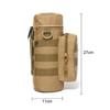 Tactical Molle Θήκη θήκης για τσάντα για μπουκάλι νερού Υπαίθριο ταξίδι Κάμπινγκ Πεζοπορία Ποδηλασία Ψάρεμα Κυνήγι Μπουκάλι Νερού Μεταφορέας Βραστήρας
