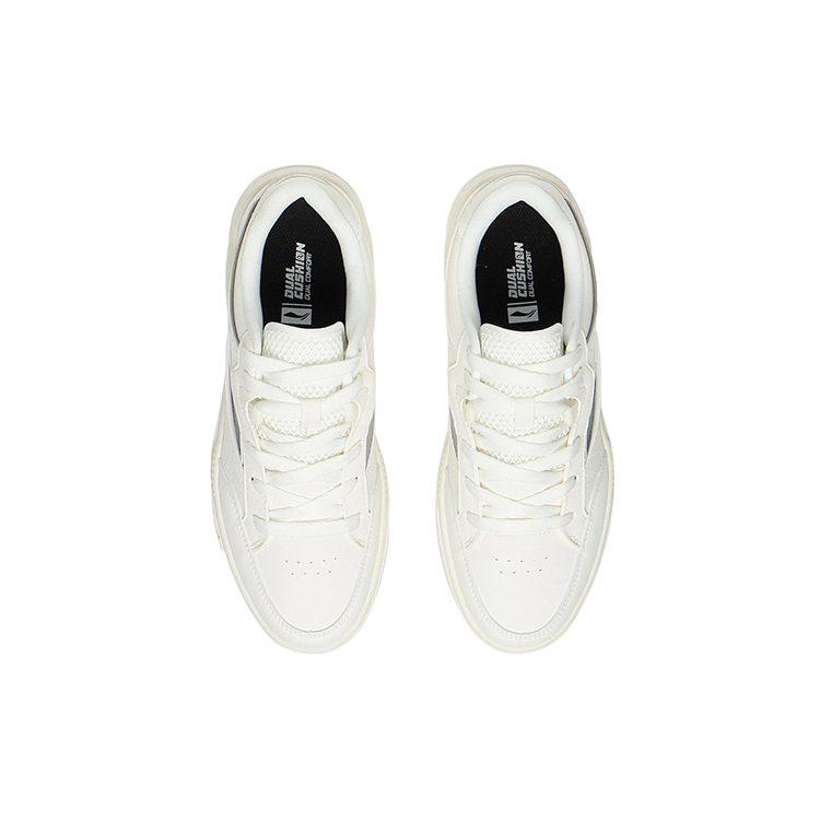 Li Ning ACE Low Top Skateboard Shoes Women's White Gray AGCS032-1