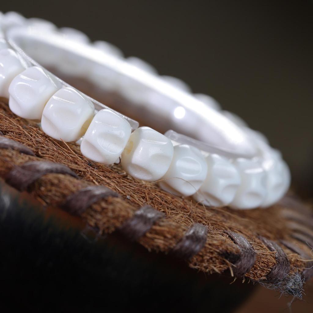 Authentic Antler Carving Wrap-Around Bracelet for Couples