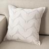 Jacquard Texture Floral Cushion Cover French Country Style Square Throw Pillowcase Decorative Pillow Cover Living Room Decor