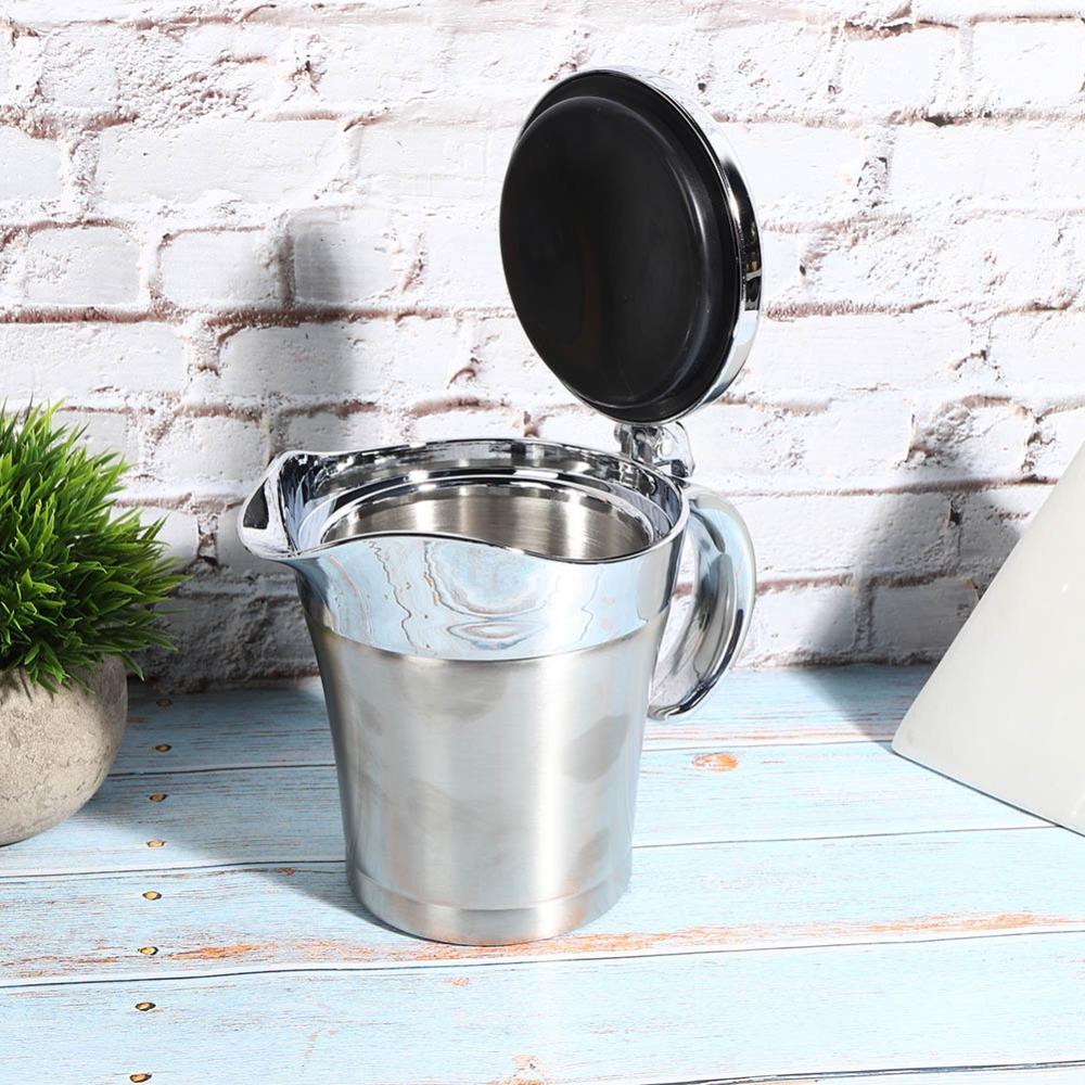 Narrow Leak-proof Spout Sauce Dispenser Double Wall Kitchen Tool Seasoning Vessel Home