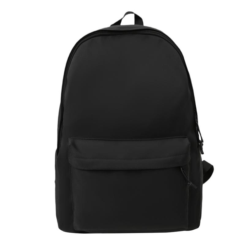 

Рюкзак для учащихся средней школы, женский легкий рюкзак, школьный портфель большой вместимости чёрный