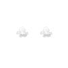 French sweet micro-zircon pearl stud earrings women's niche temperament earrings unique earrings