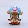 6Pcs/Set Anime One Piece Q Version Sitting Position Action Figure Ace Chopper Sanji Sabo Decoration Doll Model Toys Gift