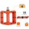 UPANBIKE Bicycle Nylon Fiber Peilin Bearing Ultra Lightweight 3 Bearing Large Area Road Bike Mountain Bike Pedals Pedals, Material, Pedals, Pedals,
