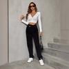 Womens High-Waisted Loose Fit Straight Leg Denim Jeans Casual Slimming Streetwear 2025 Fall