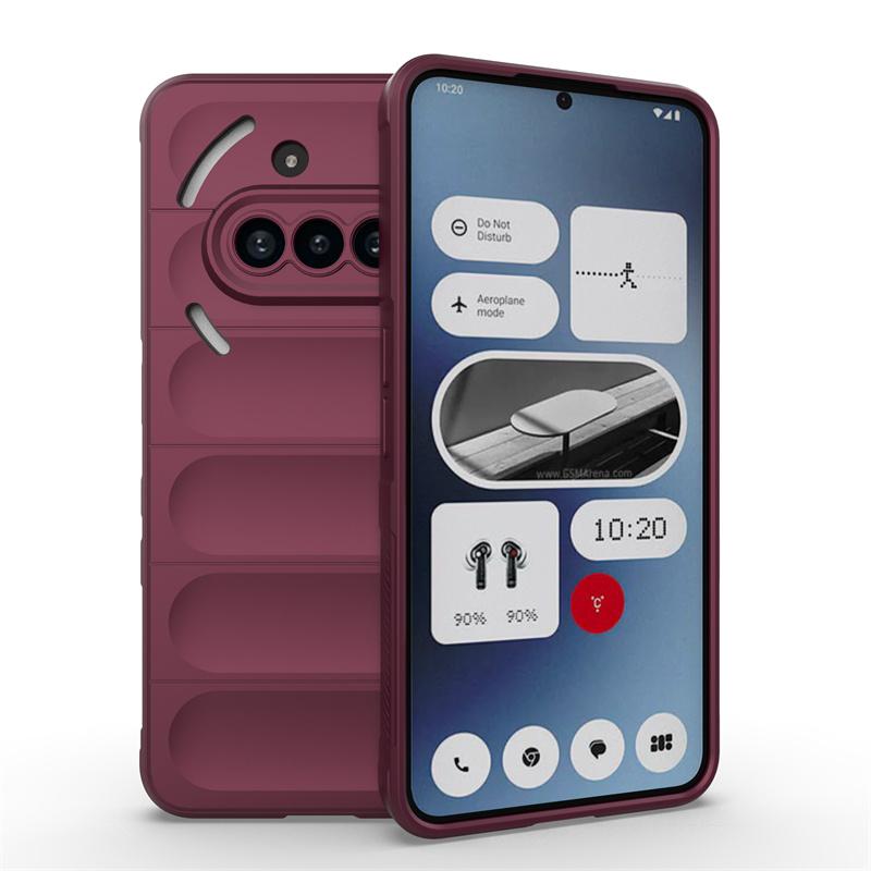 Skin Feeling Flexible Silicone Case for Nothing Phone 3a Protective Cover For Shockproof Fundas Coque