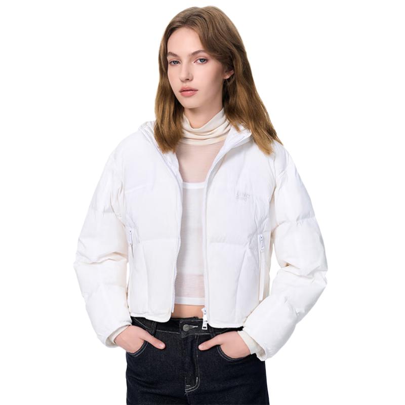 Women's 90 Duck Down Lightweight Hooded Puffer Jacket