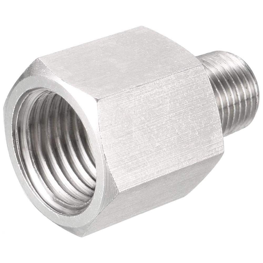 

1/8 1/4 3/8 1/2 NPT переходник для фитинга для воды, масла, воздуха, манометра 1/8 NPT x 1/4 G