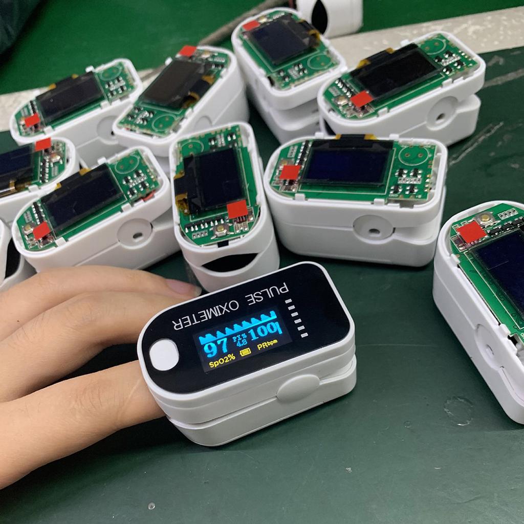Oled Display Fingertip Blood Pulse 