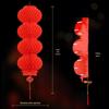 Festive Honeycomb Red Lantern String