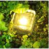 Atmosphere lights Solar Powered Ice Cube Lamp Glass Brick Landscape Square Glass Outdoor Road Courtyard Garden Decoration