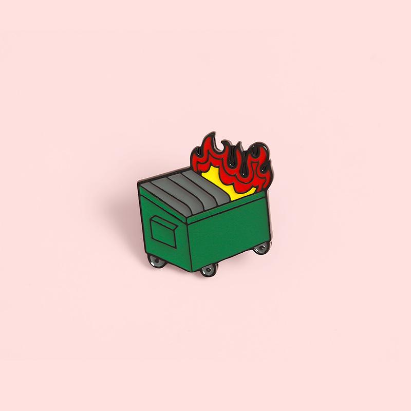 Versatile Pin Alloy With Striking Enamel Finish Ideal For Unisex Fashion Accessories