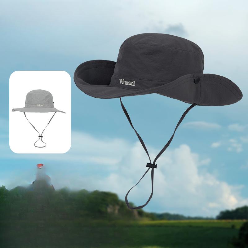 Outdoor Quick Drying Mountaineering Hat Women Summer Sun Protection Sun Hat Breathable Western Cowboy Hat Fishing Camping Fisherman Hat Men