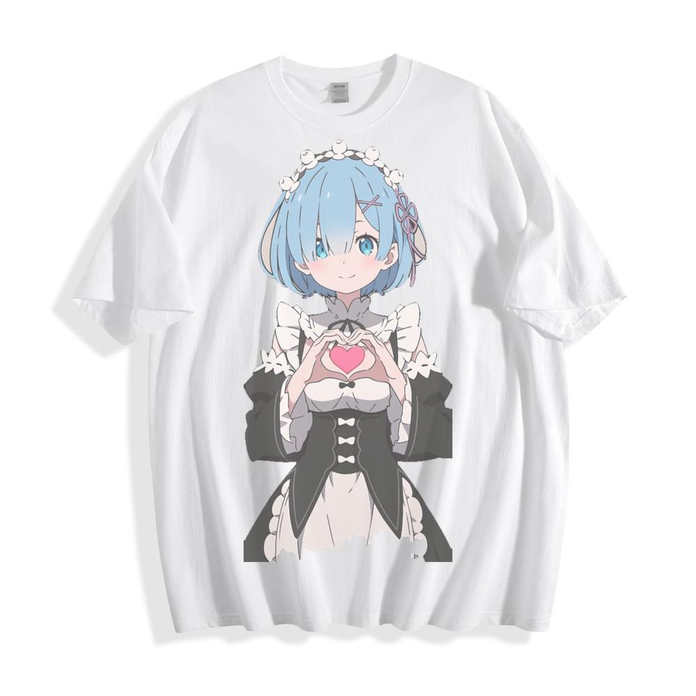 ReZero Rem Heart T-Shirt - Lovely Anime Unisex Tee