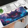 1Pc Gengar Dark Gaming Mouse Pad Keyboard Desk Mat Non-slip Rubber Lock Edge Waterproof Computer Mousepad for Office Home Decor S1439