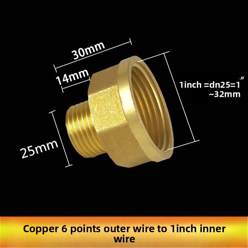 Brass Hex Bushing Reducer Pipe Fitting 1/8 1/4 3/8 1/2 3/4 F to M Threaded Reducing Copper Water Gas Adapter Coupler Connector
