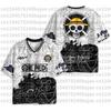 New Summer Japanese Anime One Piece Zoro Luffy Quick-Drying T-Shirt Plus Size for Men Women Children's Top Jersey Gift