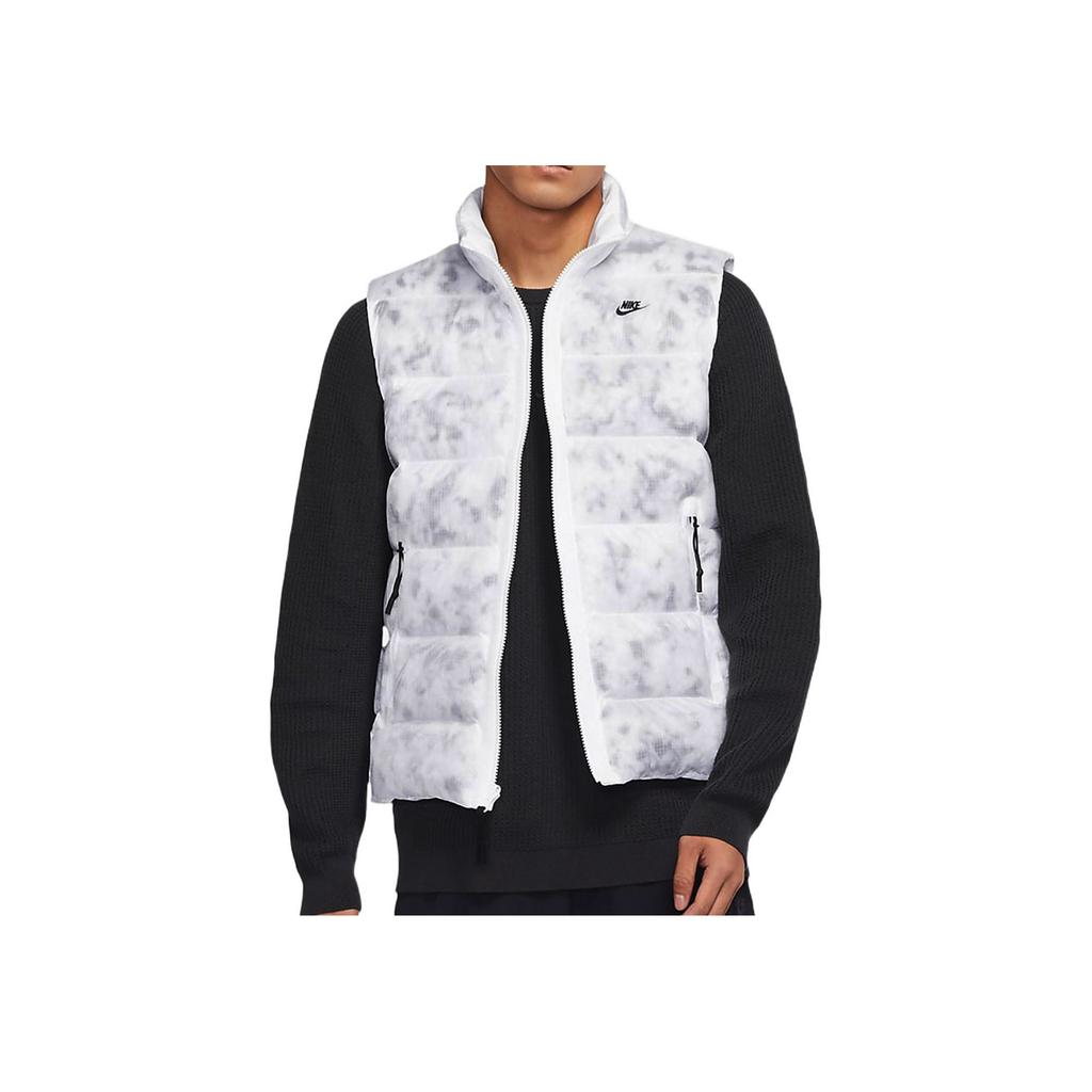 Nike Zip Collar Windproof Warm Cotton Vest Men Vests White DN2818-100
