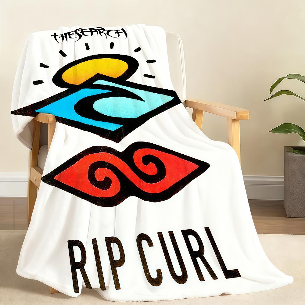 Energetic Interesting R Rip C Curl S Blanket Soft Throw Blanket for Home Bedroom Bed Sofa Picnic Travel Office Rest Blanket Gift
