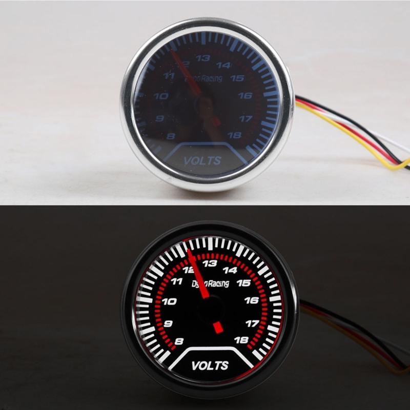 LED 2"/52mm Car meter uge Meter Smoke Lens Pointers Car Meter uge for Motorcycle Boat