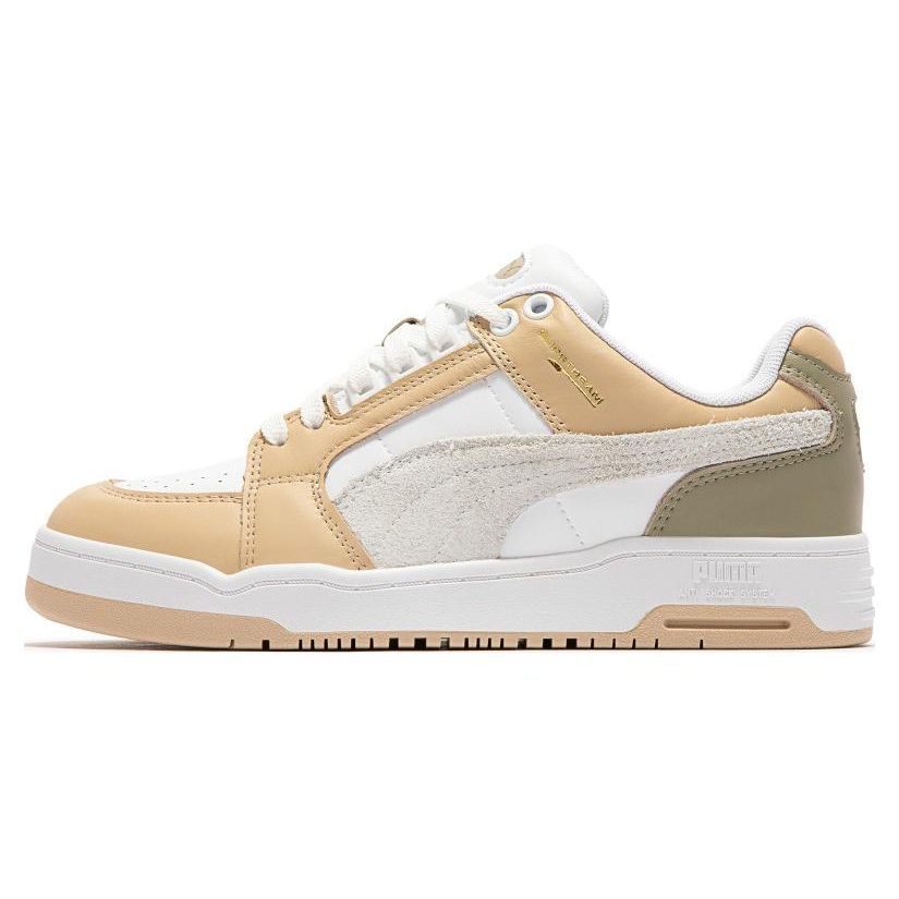 Puma Slipstream Lo Lux Low-Top Sneakers Unisex Sneakers White Brown 390124-02
