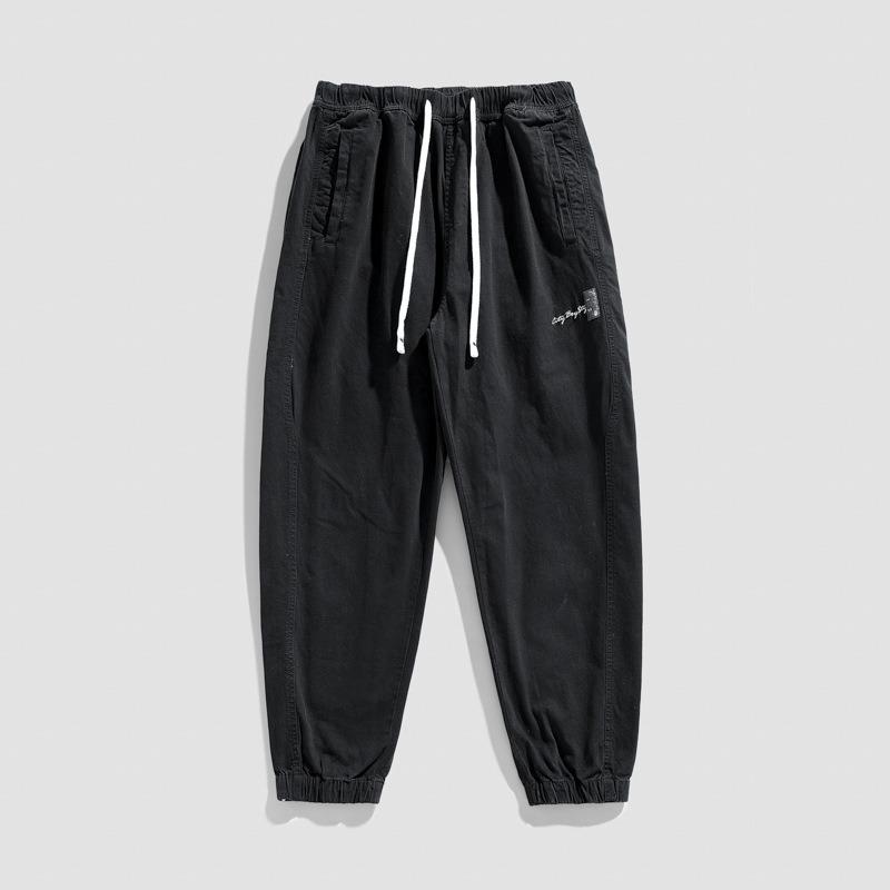 Men's new overalls men's high-end leggings casual loose men's trousers trendy pants men's clothing