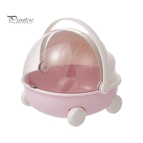 Organizador de caja de almacenamiento con gran capacidad de carga, resistente al polvo, gran capacidad, bonito diseño de cuna, contenedor de almacenamiento de artículos diversos