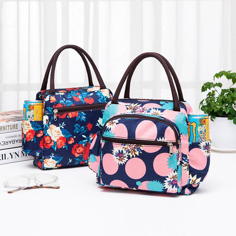 Handbag Women'S Small Cloth Bag Thickened Women'S Bento Lunch Box Bag Mom Carries Bag To Work Crossbody With Rice Bag